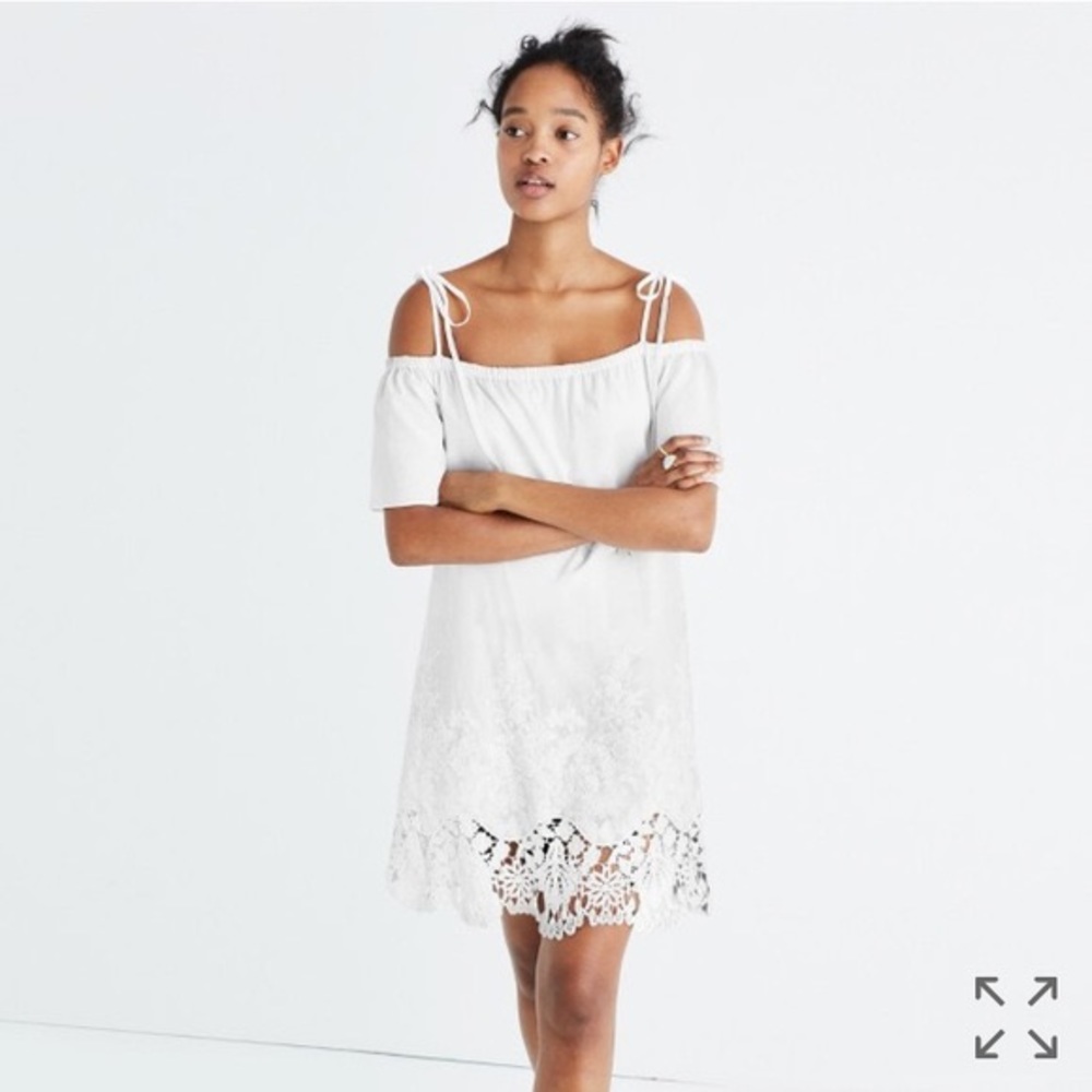Alexa Chung Madewell Off the Shoulder Dress